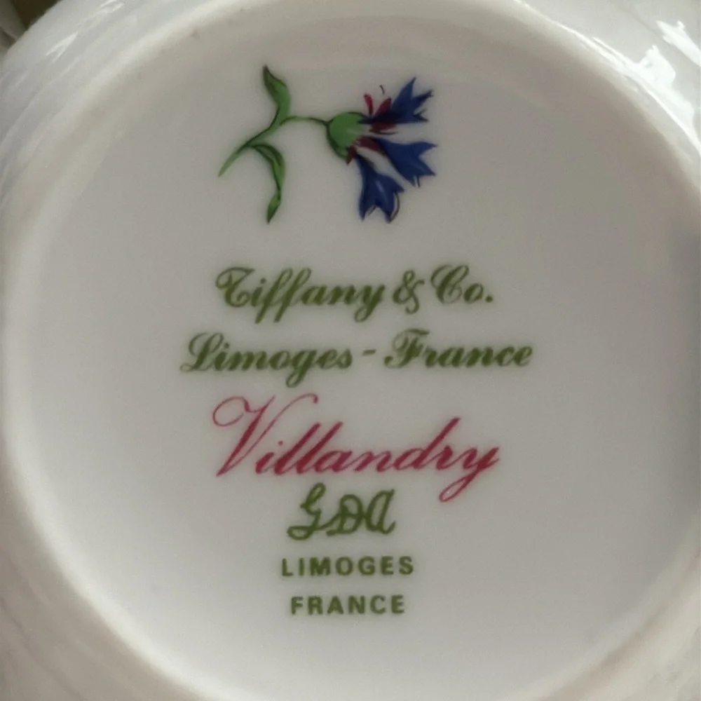 Tiffany & Co. Limoges “Villandry” Porcelain Trinket Jewelry Box
